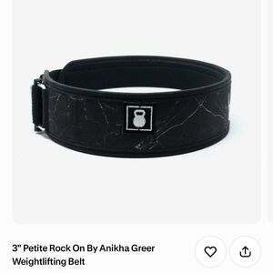 2POOD 3" Anikha Greer Black Weightlifting Belt